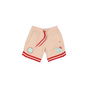 Pale Pink Floral Shorts