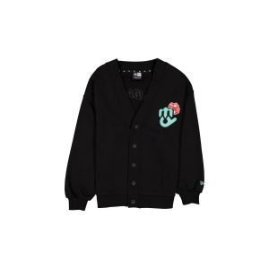 Black Floral Cardigan