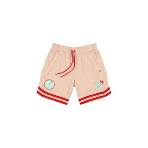 Pale Pink Floral Shorts