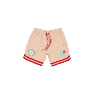 Pale Pink Floral Shorts