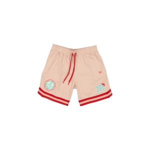 Pale Pink Floral Shorts