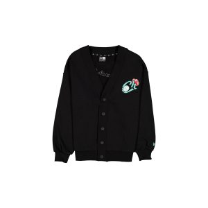 Black Floral Cardigan