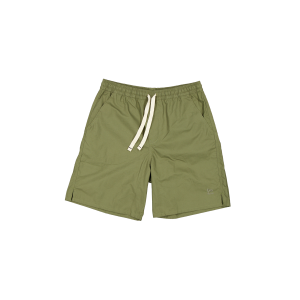 Loose Military Green Bark Shorts