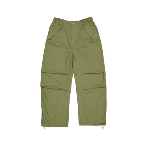 Loose Military Cargo Green Bark Pants