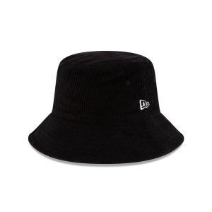 Black Corduroy Bucket Hat