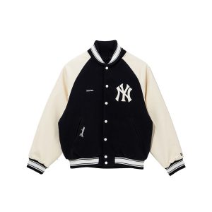 Raglan Navy Varsity Jacket