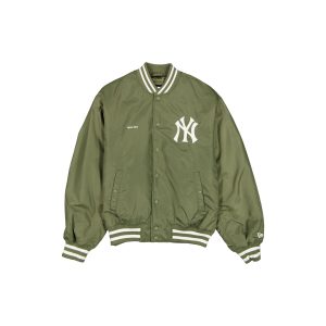 Nylon Sage Green Stadium Jacket
