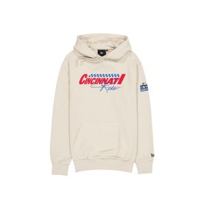 Speedway Classic White Hoodie
