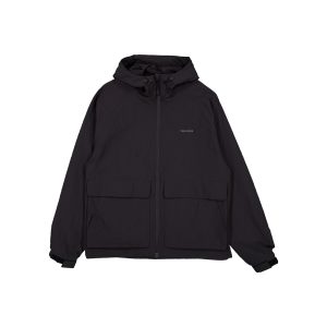 Black Label Crinkle Black Windbreaker