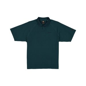 Black Label Crinkle Dark Green Polo Shirt