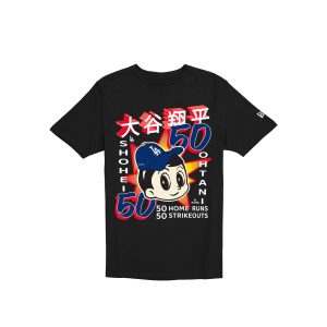 Shohei Ohtani 50/50 Black T-Shirt