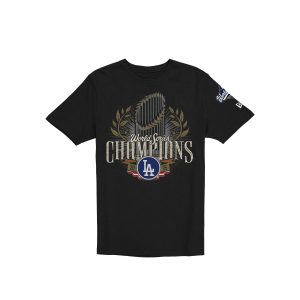 2025 World Series Champions Commissioner's Trophy Black T-Shirt