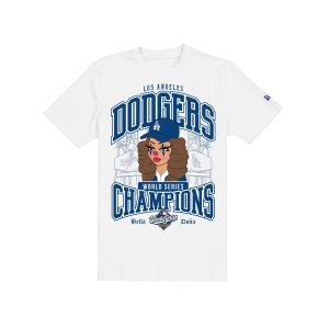 Bella DoÃ±a 2025 World Series Champions Character White T-Shirt