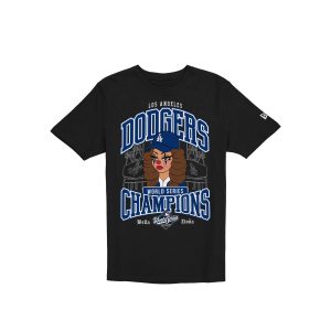 Bella DoÃ±a 2025 World Series Champions Character Black T-Shirt