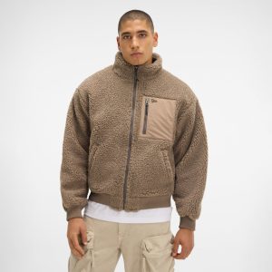 Brown Boa Jacket