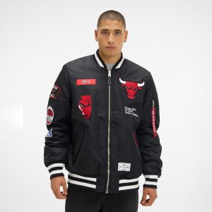 Alpha Industries Black MA-1 Bomber Jacket
