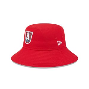 Red Bucket Hat