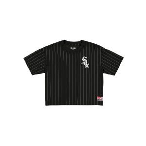 Throwback Women's Cropped Pinstripe T-Shirt