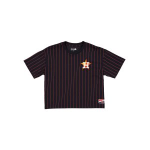 Throwback Women's Cropped Pinstripe T-Shirt