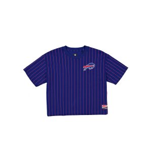 Throwback Women's Cropped Pinstripe T-Shirt