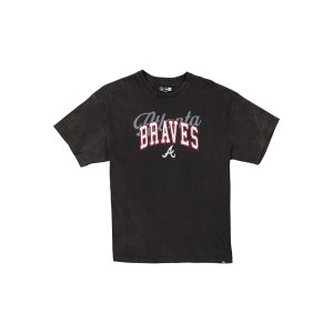 Women's Oversized Washed Black T-Shirt
