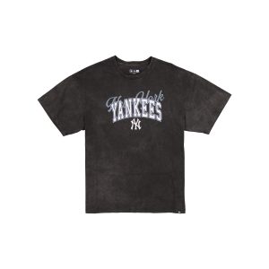 Women's Oversized Washed Black T-Shirt