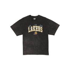 Women's Oversized Washed Black T-Shirt