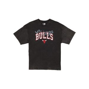 Women's Oversized Washed Black T-Shirt