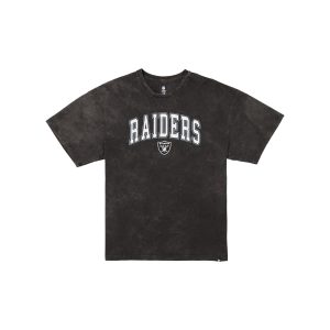 Women's Oversized Washed Black T-Shirt