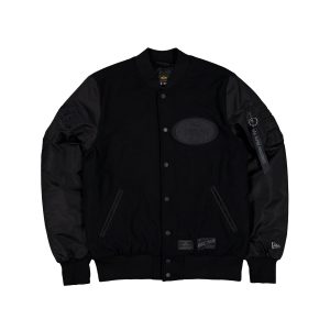 Alpha Industries MA-1 Wool Varsity Jacket Black