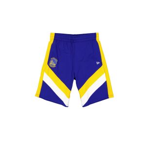 Blue Oversized Panel Shorts