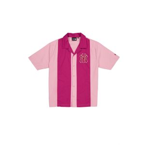 Cosmetic Pink Stripe Revere T-Shirt