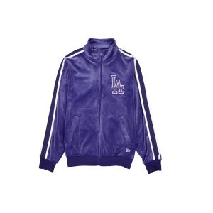 Ink Purple Velour Track Jacket