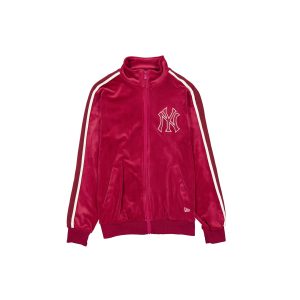 Cherry Jam Velour Track Jacket
