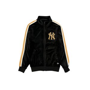 Black Velour Track Jacket