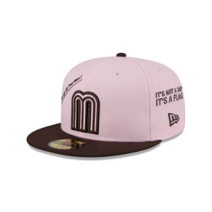 New Era Anniversary Logos Pink 59FIFTY Fitted