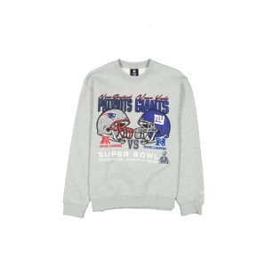 Super Bowl XLVI Sport Classics Sport Classics Gray Crewneck