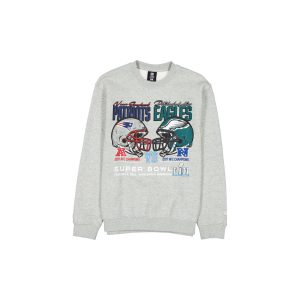 Super Bowl LII Sport Classics Sport Classics Gray Crewneck