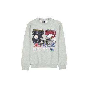 Super Bowl XLIII Sport Classics Sport Classics Gray Crewneck