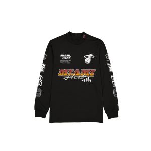 Modern Speed Black Long Sleeve T-Shirt