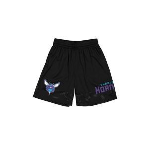 Mesh Black Shorts