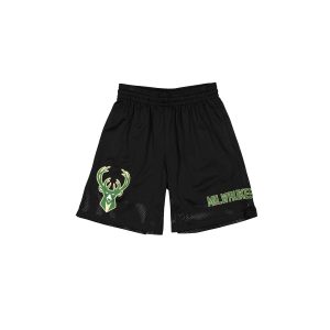 Mesh Black Shorts