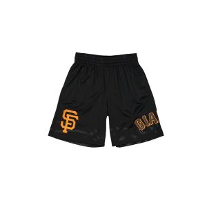 Mesh Black Shorts