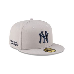 New York or Nowhere Gray Logo 59FIFTY Fitted