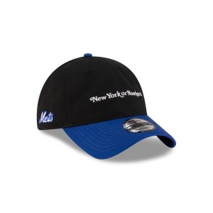 New York or Nowhere Black Wordmark 9TWENTY Adjustable