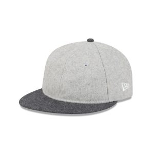 Heather Gray Melton Wool Retro Crown 59FIFTY Fitted