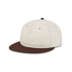 Heather Oatmeal Melton Wool Retro Crown 59FIFTY Fitted