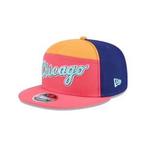 Coral Split Panel 9FIFTY Snapback