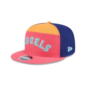 Coral Split Panel 9FIFTY Snapback