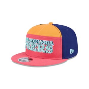 Coral Split Panel 9FIFTY Snapback